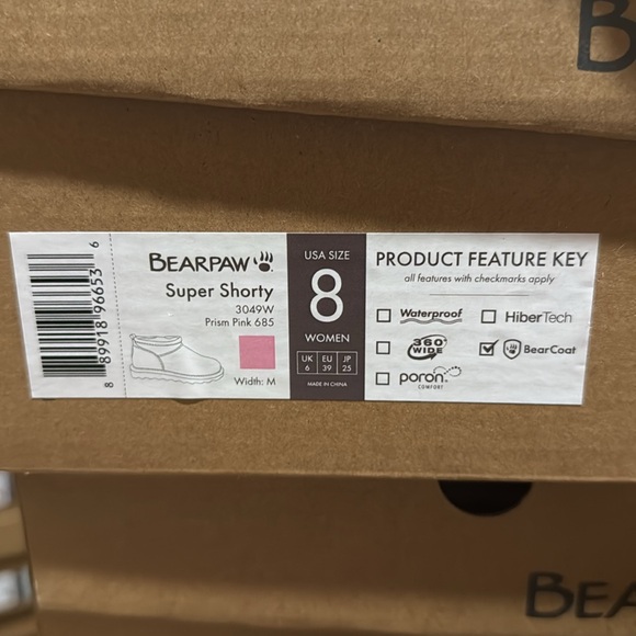 Bearpaw Super Shorty Prism Pink - Picture 2 of 7